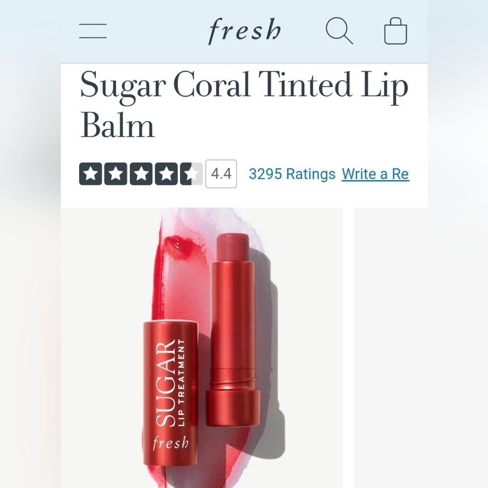 Fresh Sugar Coral Lip Treatment 15 SPF